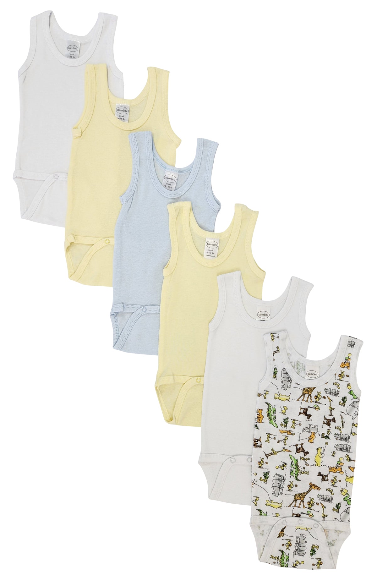 Baby Boy 6 Pc Onezies and Tank Tops NC_0498