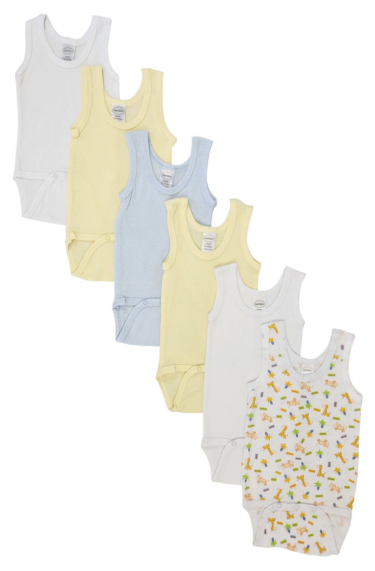 Baby Boy 6 Pc Onezies and Tank Tops NC_0508