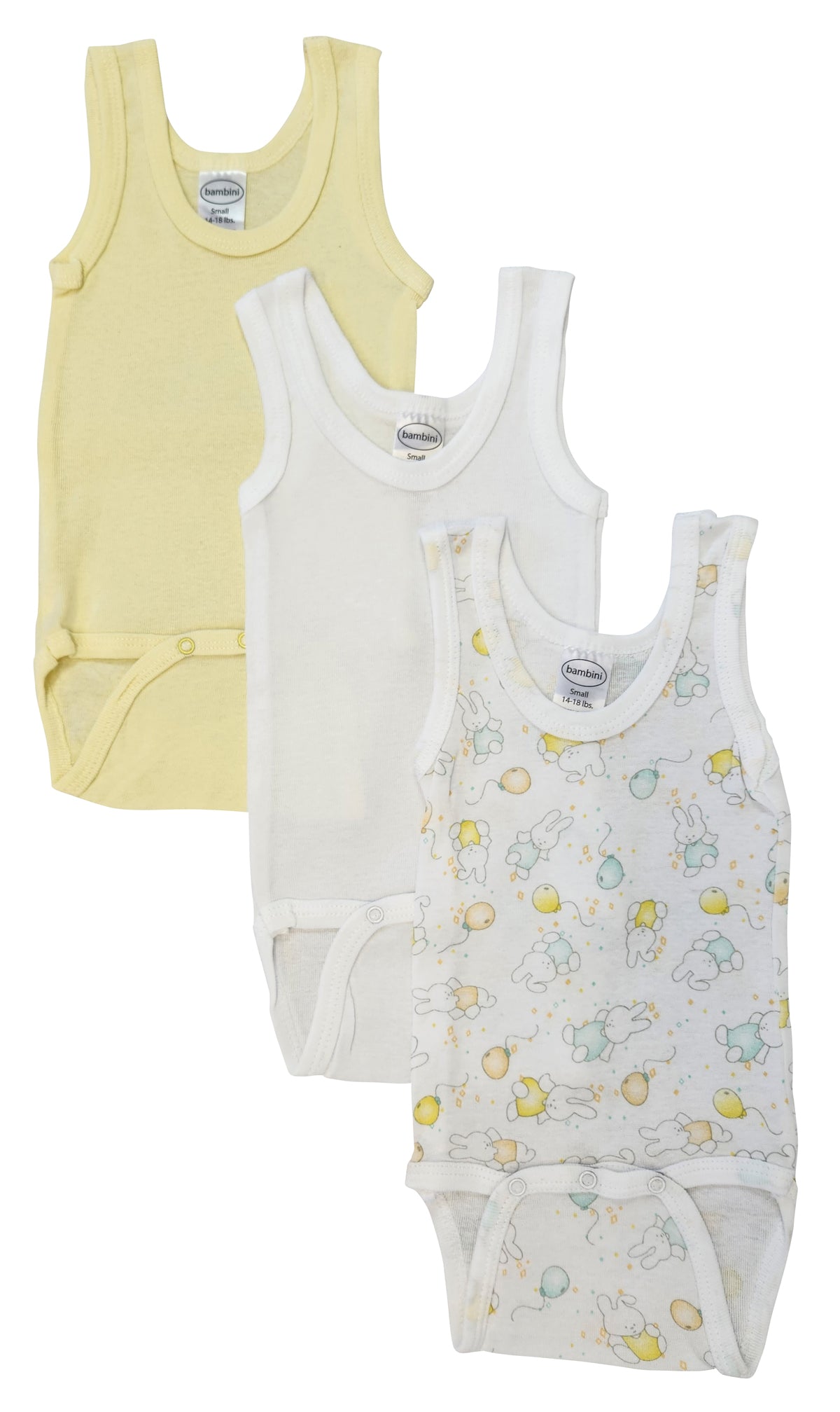 Unisex Baby 3 Pc Onezies and Tank Tops NC_0512