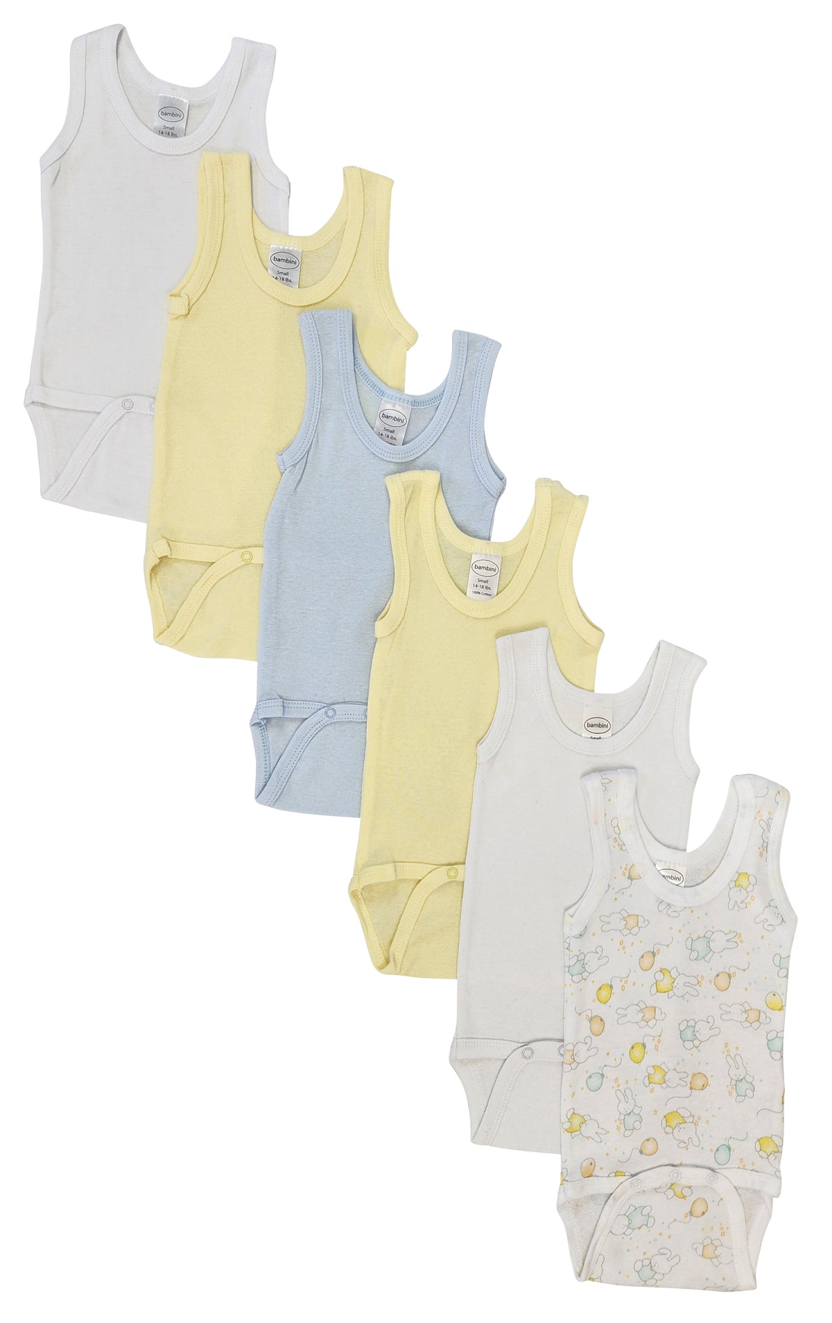 Baby Boy 6 Pc Onezies and Tank Tops NC_0518