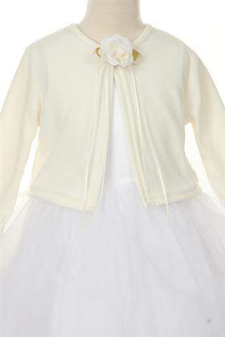 Plain Cardigan-Kid's Dream-1_2,3_4,5_6,7_8,big_girl,color_White,fabric_Satin,little_girl,size_02,size_04,size_06,size_08,size_10,size_12,size_14