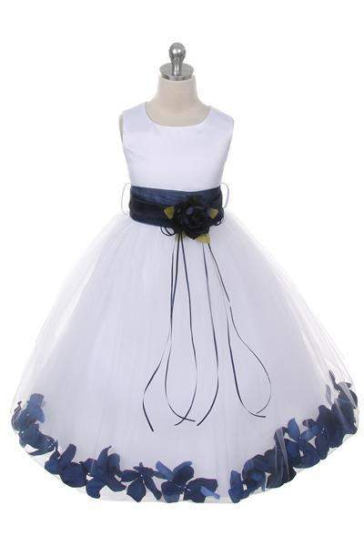 Satin Flower Petal Dress (13 Colors)-Kid's Dream-big_girl,Color_Aqua,Color_Black,Color_Blue,color_Champagne,Color_Coral,color_Dusty Rose,Color_Fuchsia,Color_Green,color_Ivory,Color_Lavender,Color_Mint,Color_Navy,Color_Orange,Color_Pink,Color_Purple,Color_Red,Color_Silver,color_White,Color_Yellow,fabric_Satin,fabric_Tulle,flower-girl-dresses,girl-dress,length_Tea Length,little_girl,meta-related-collection-shop-the-outfit-girls,size_02,size_04,size_06,size_08,size_10,size_12
