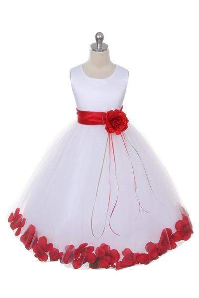 Satin Flower Petal Dress (13 Colors)-Kid's Dream-big_girl,Color_Aqua,Color_Black,Color_Blue,color_Champagne,Color_Coral,color_Dusty Rose,Color_Fuchsia,Color_Green,color_Ivory,Color_Lavender,Color_Mint,Color_Navy,Color_Orange,Color_Pink,Color_Purple,Color_Red,Color_Silver,color_White,Color_Yellow,fabric_Satin,fabric_Tulle,flower-girl-dresses,girl-dress,length_Tea Length,little_girl,meta-related-collection-shop-the-outfit-girls,size_02,size_04,size_06,size_08,size_10,size_12