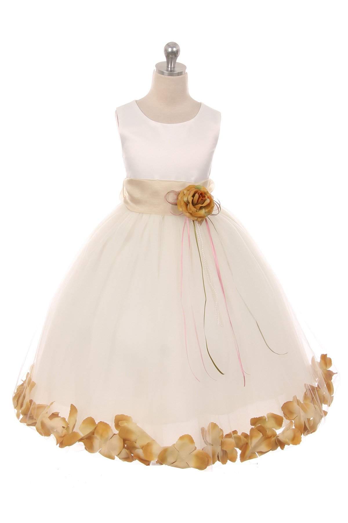 Satin Flower Petal Dress (8 Colors)-Kid's Dream-1_2,3_4,5_6,7_8,big_girl,color_Aqua,Color_Black,color_Blue,color_Champagne,color_Dusty Rose,Color_Fuchsia,color_Ivory,Color_Pink,Color_Red,color_White,color_Yellow,fabric_Satin,length_Tea Length,little_girl,meta-related-collection-shop-the-outfit-girls,size_10,size_12,size_14