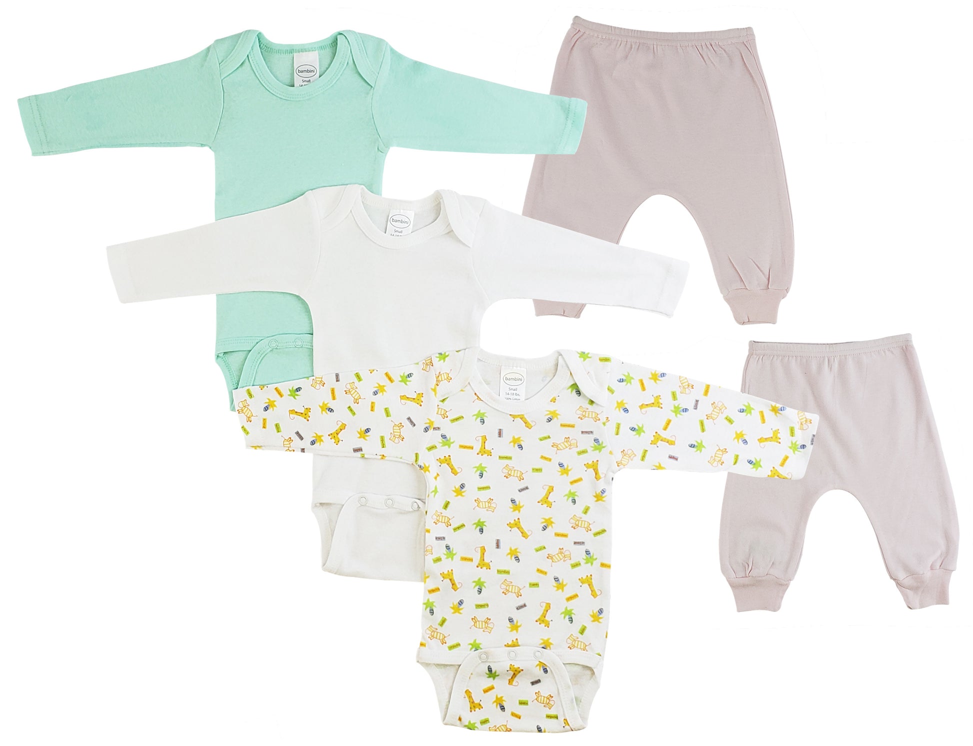 Infant Girls Long Sleeve Onezies and Joggers CS_0509
