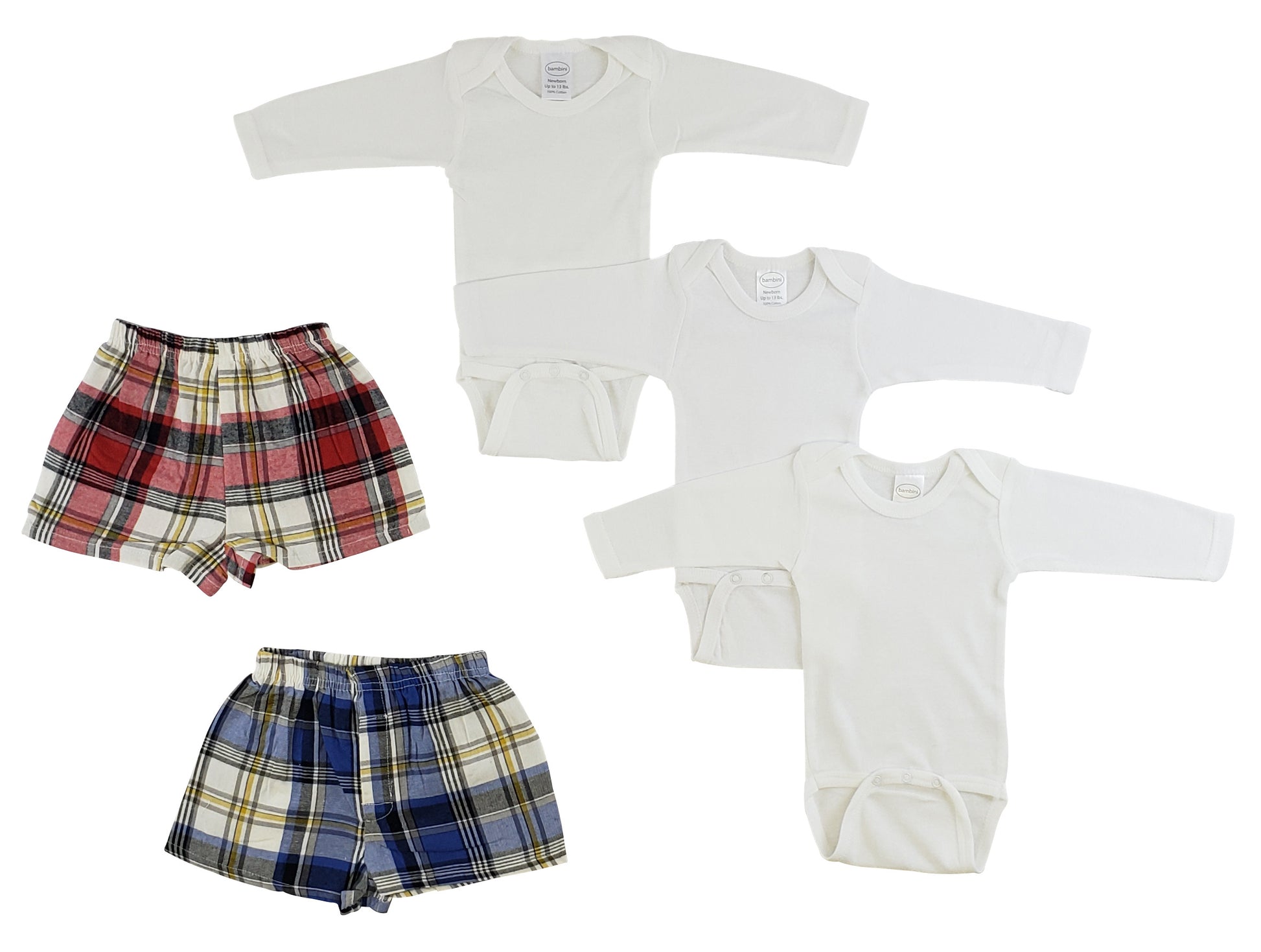 Infant Long Sleeve Onezies and Boxer Shorts CS_0212