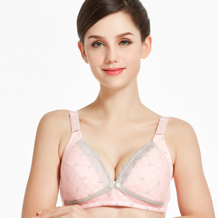 Breast Feeding Nursing Bra Flower