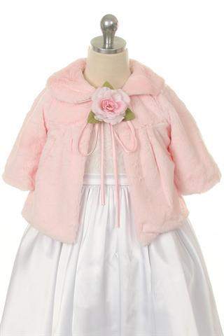 Extra Soft Fur Half Coat Baby-Kid's Dream-1_2,3_4,5_6,7_8,big_girl,color_White,fabric_Satin,little_girl,size_02,size_04,size_06,size_08,size_10,size_12,size_14