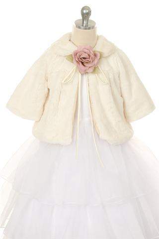 Extra Soft Fur Half Coat Baby-Kid's Dream-1_2,3_4,5_6,7_8,big_girl,color_White,fabric_Satin,little_girl,size_02,size_04,size_06,size_08,size_10,size_12,size_14