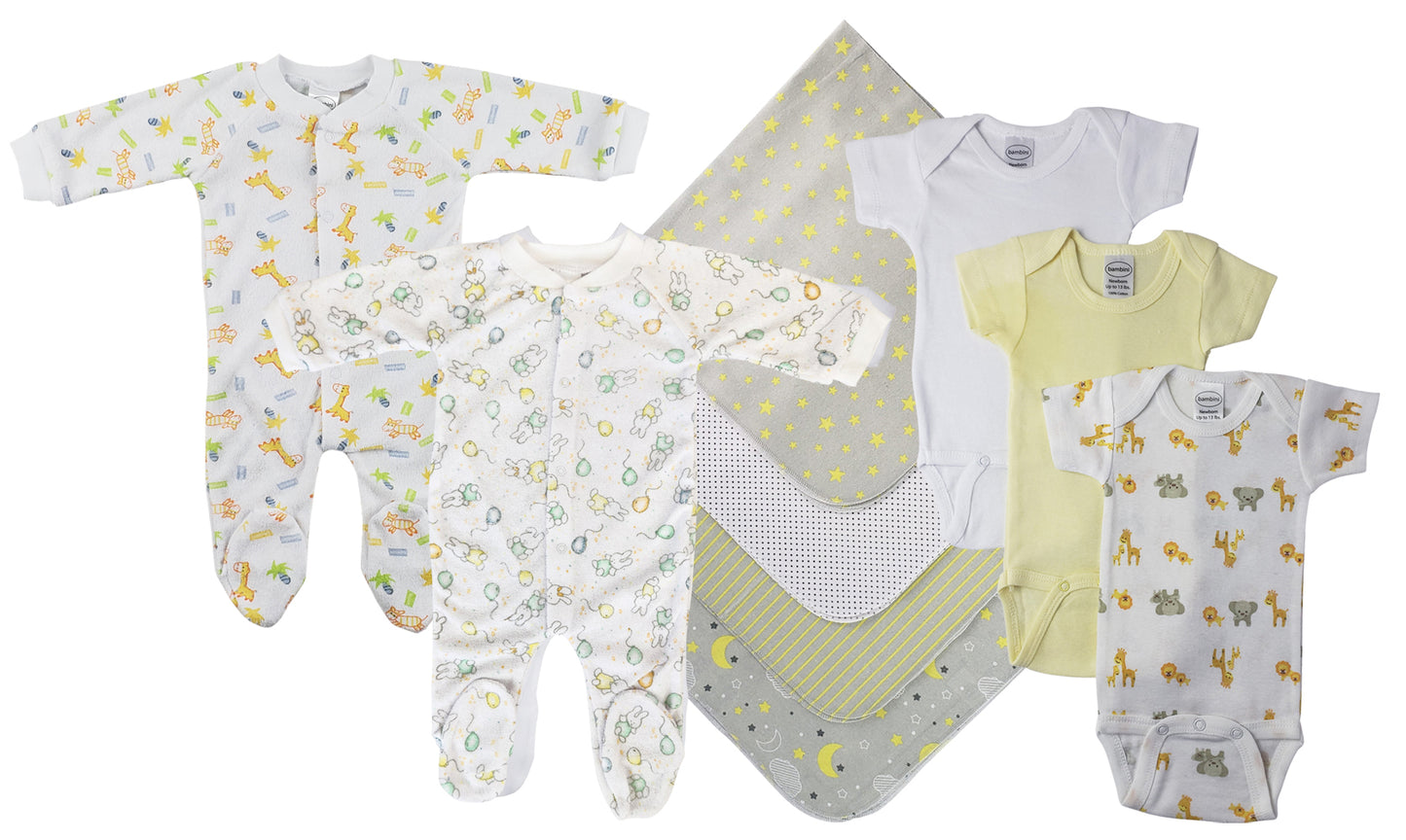 Unisex Baby 9 Pc Layette Sets NC_0553