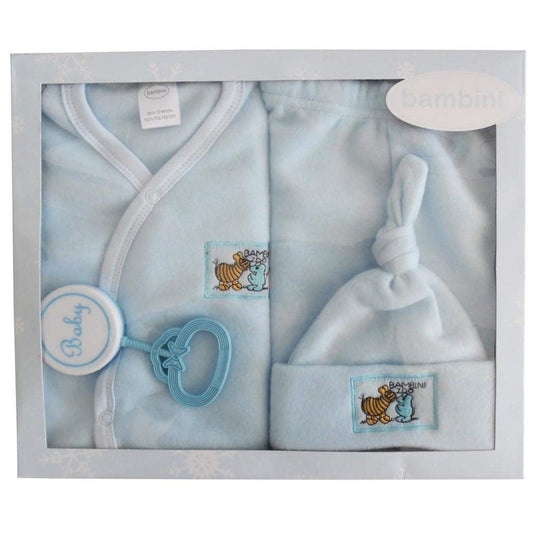 4-Piece Pastel Fleece Gift Set (NB)-Bambini-Baby Clothes,Baby Set