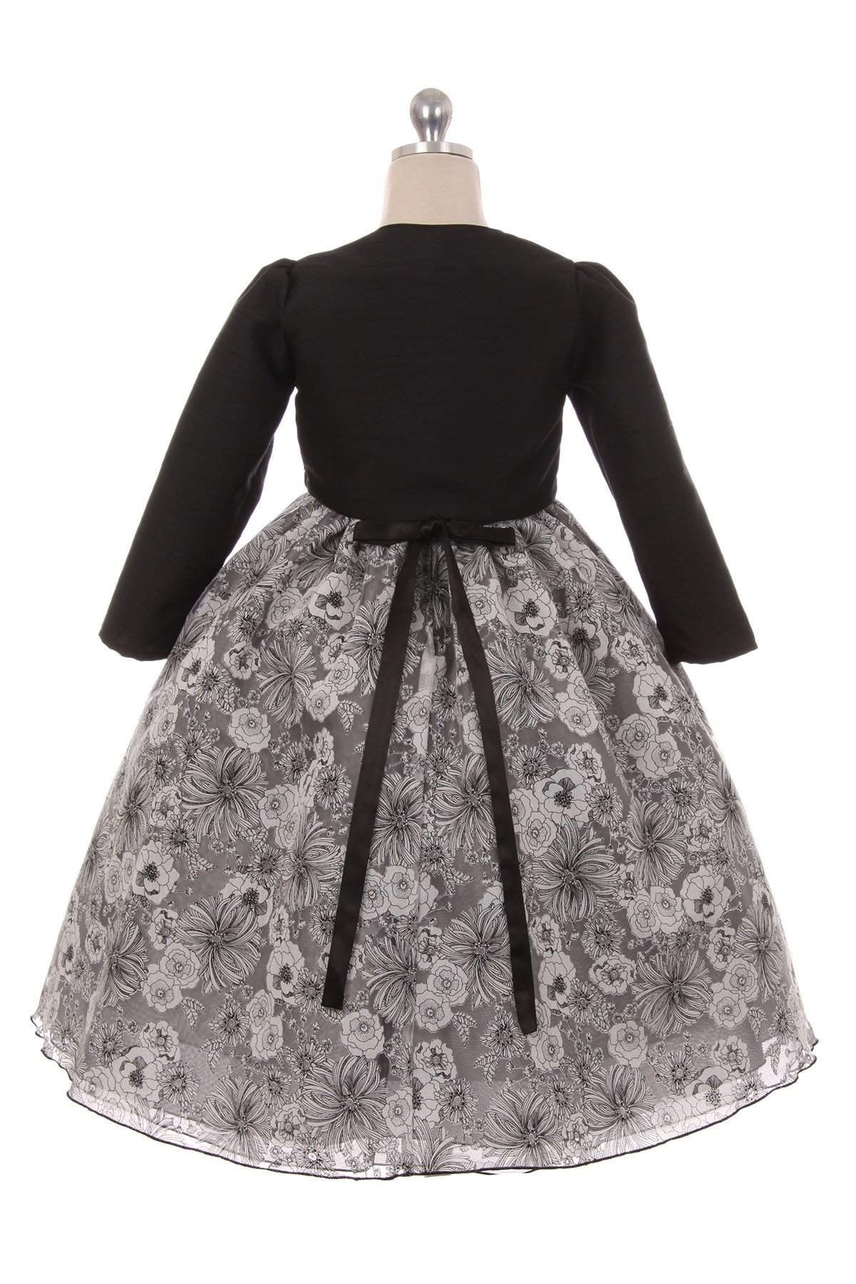 Long Satin Bolero-Kid's Dream-1_2,3_4,5_6,7_8,big_girl,color_White,fabric_Satin,little_girl,size_02,size_04,size_06,size_08,size_10,size_12,size_14