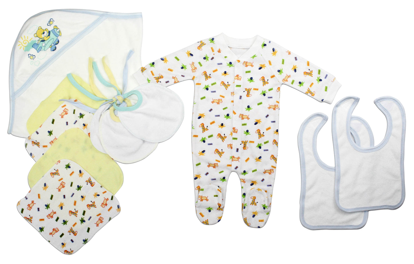 Newborn Baby Boys 11 Pc Layette Baby Shower Gift Set LS_0089