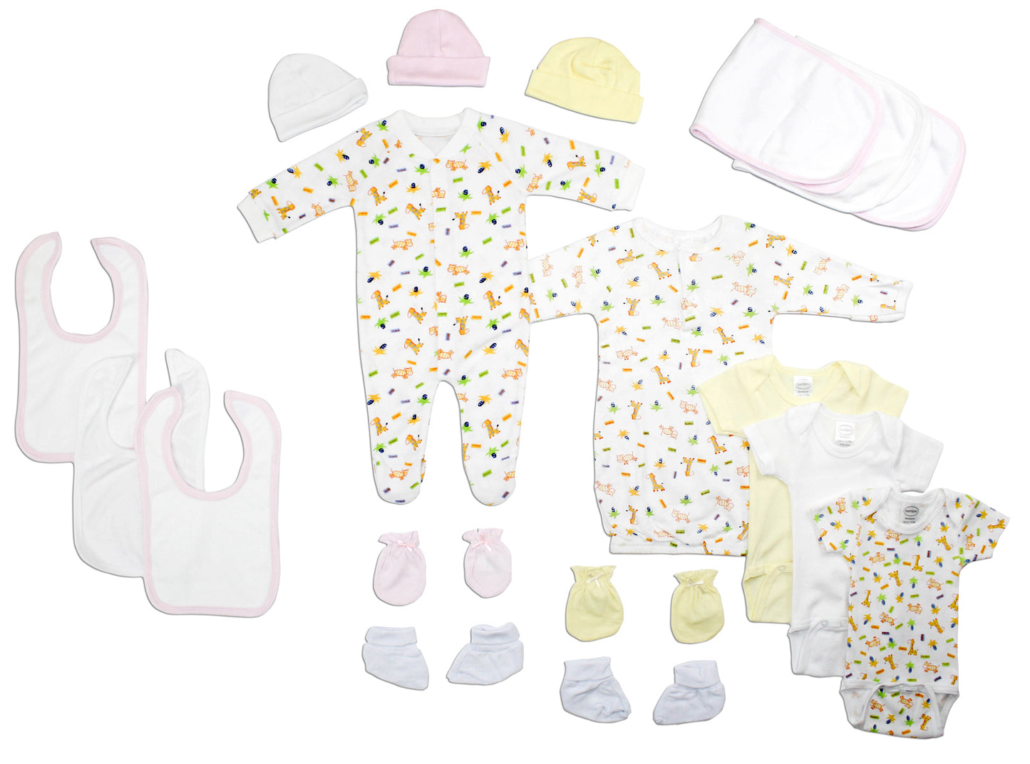 Newborn Baby Girls 18 Pc Layette Baby Shower Gift Set LS_0118