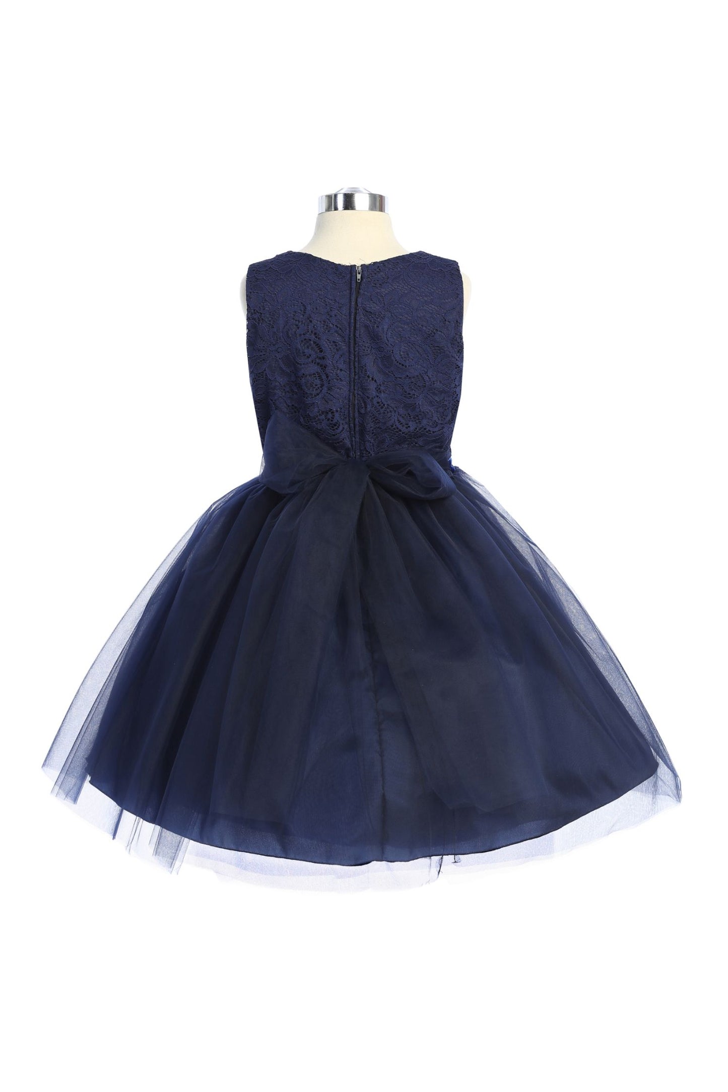 Stretch Lace Tulle Dress Plus Size - Discontinued