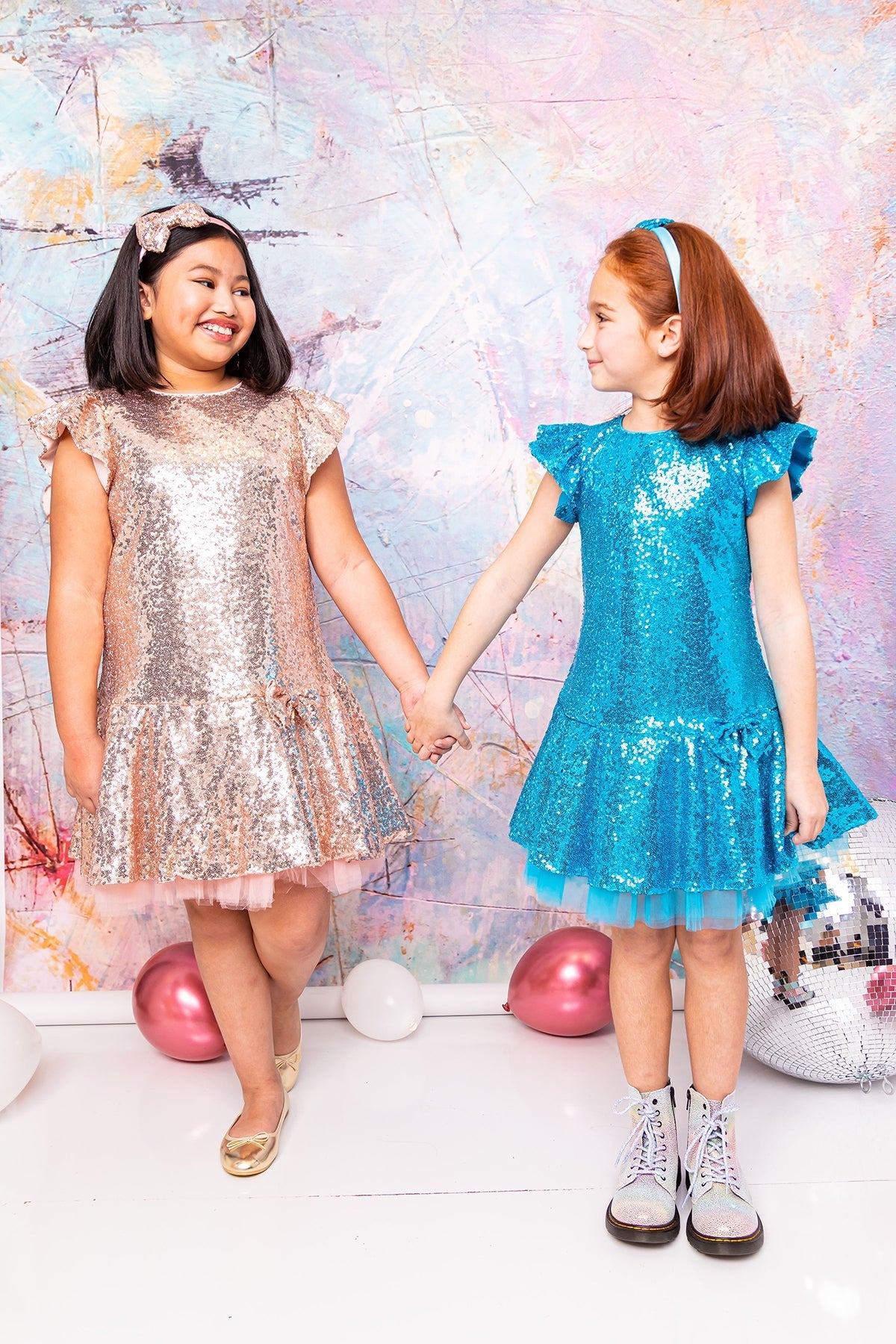 530+- Sequin Ruffle Sleeve Tutu Plus Size Dress