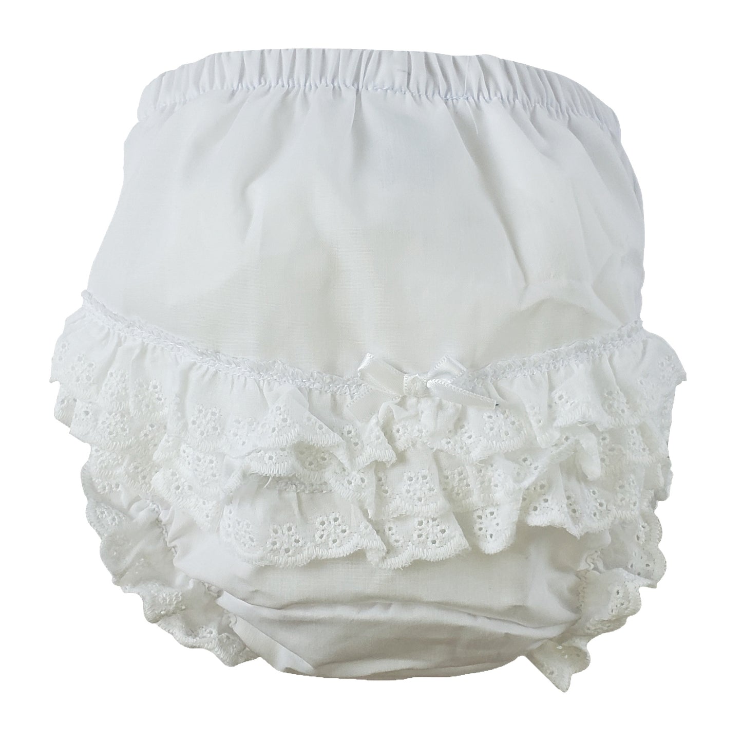 White Girl's Cotton/Poly "Fancy Pants" Underwear 600.W