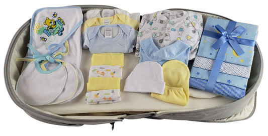 Boys 20 pc Baby Clothing Starter Set with Diaper Bag 808-20-Set
