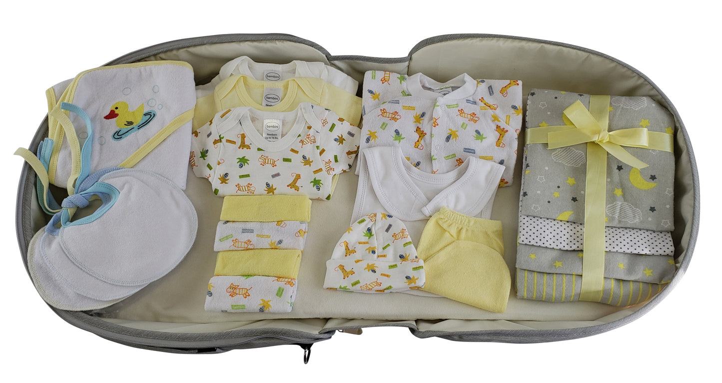 Unisex 20 pc Baby Clothing Starter Set with Diaper Bag 808-20-Set