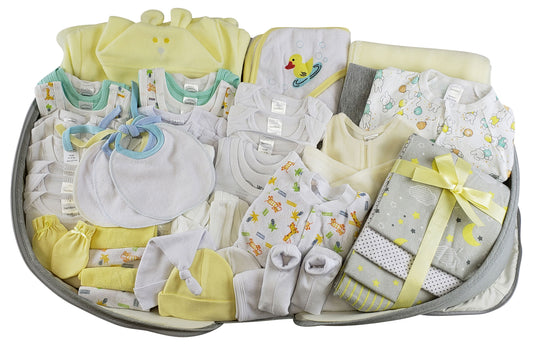 Unisex 62 pc Baby Clothing Starter Set with Diaper Bag 808-62-Set