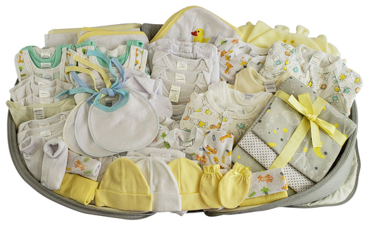 Unisex 80 pc Baby Clothing Starter Set with Diaper Bag 808-80-Set