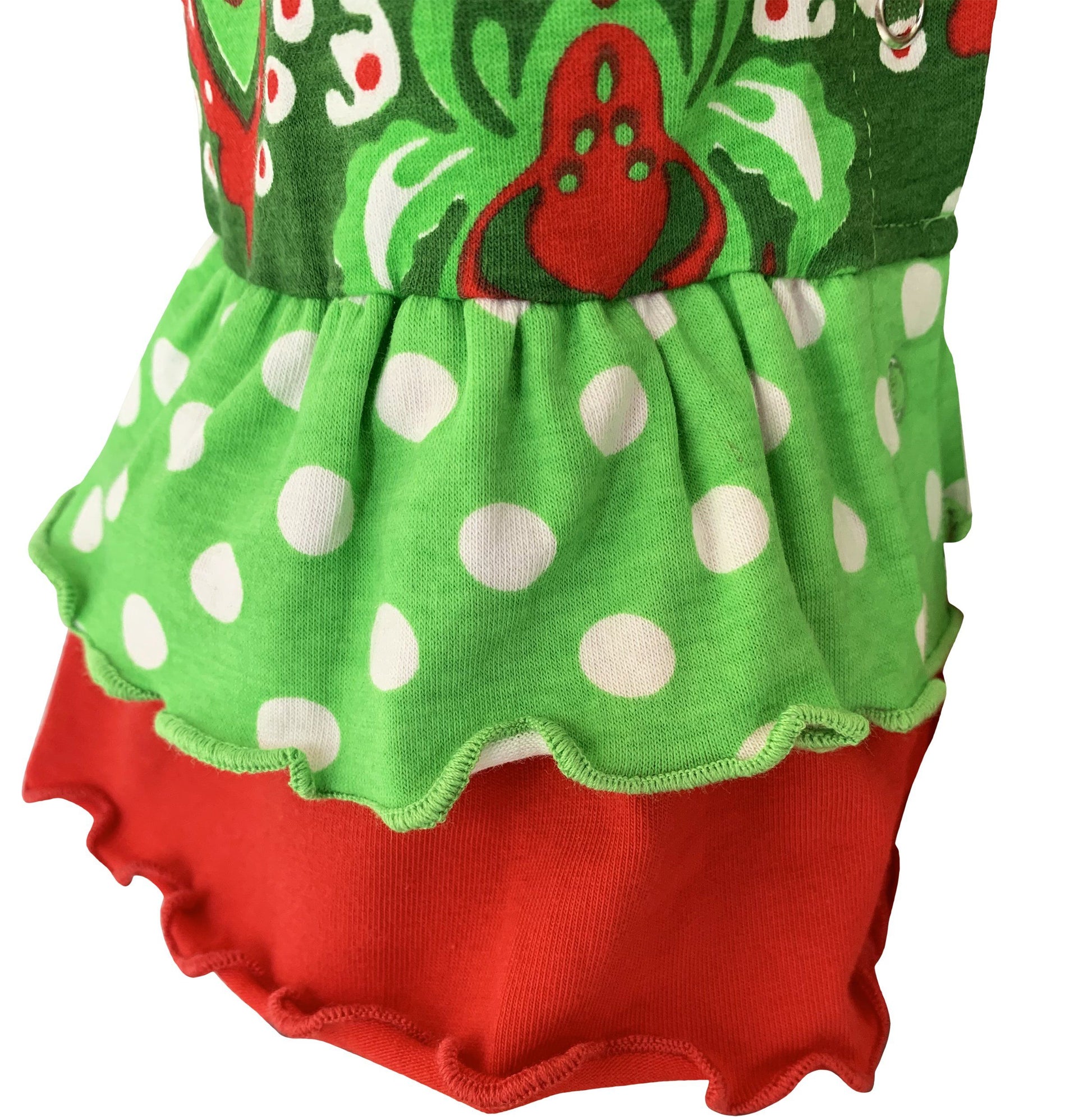 Red Green Damask Christmas Rudolph Reindeer Romper 6M-24M - Mommies Best Mall