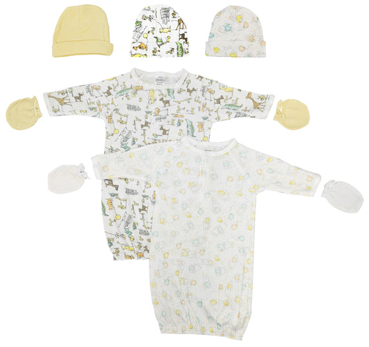 Unisex Newborn Baby 7 Piece Gown Set NC_0737