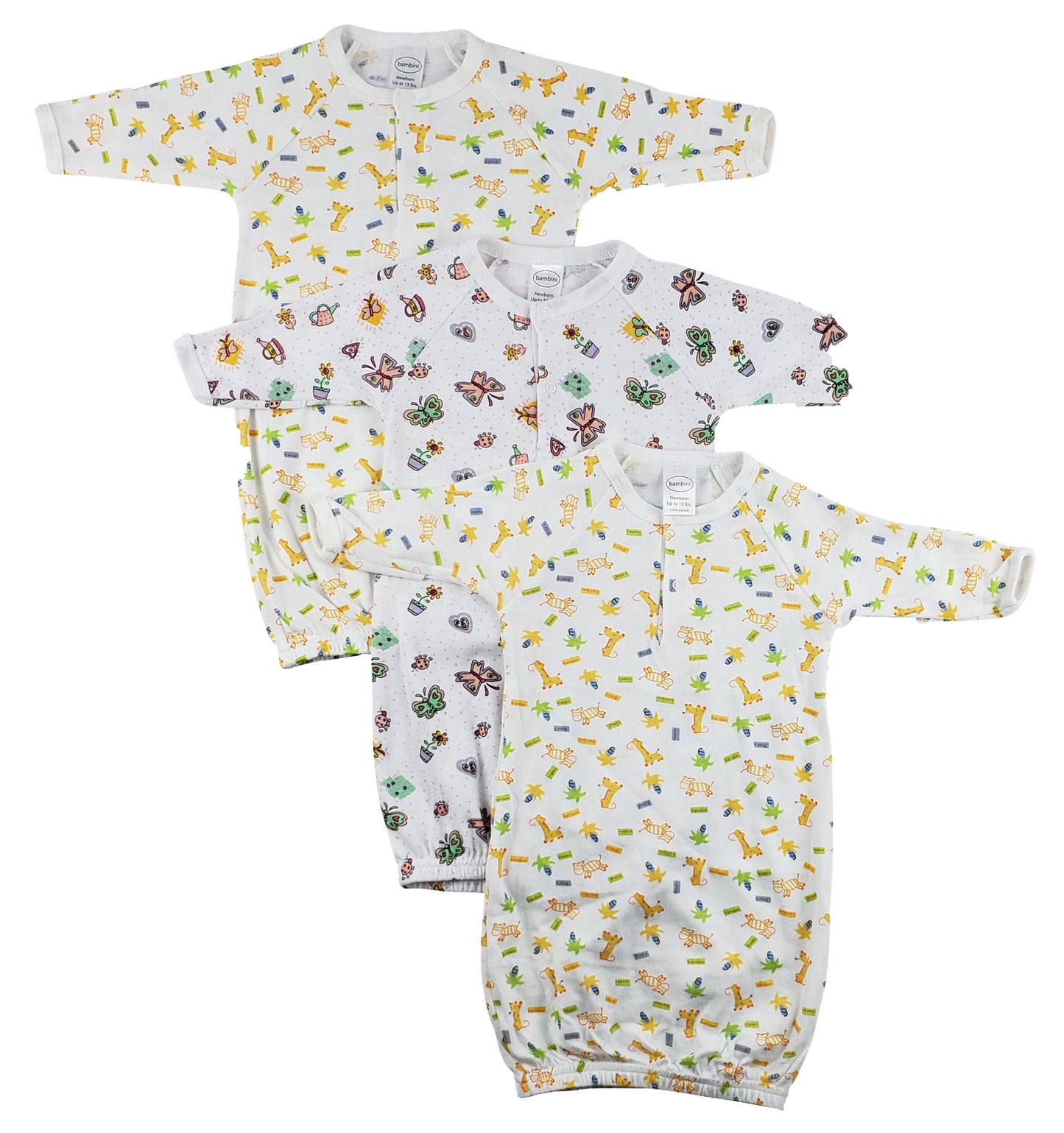 Infant Gowns - 3 Pack CS_0049
