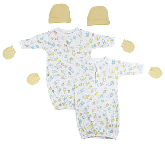 Unisex Newborn Baby 8 Piece Gown Set NC_0798