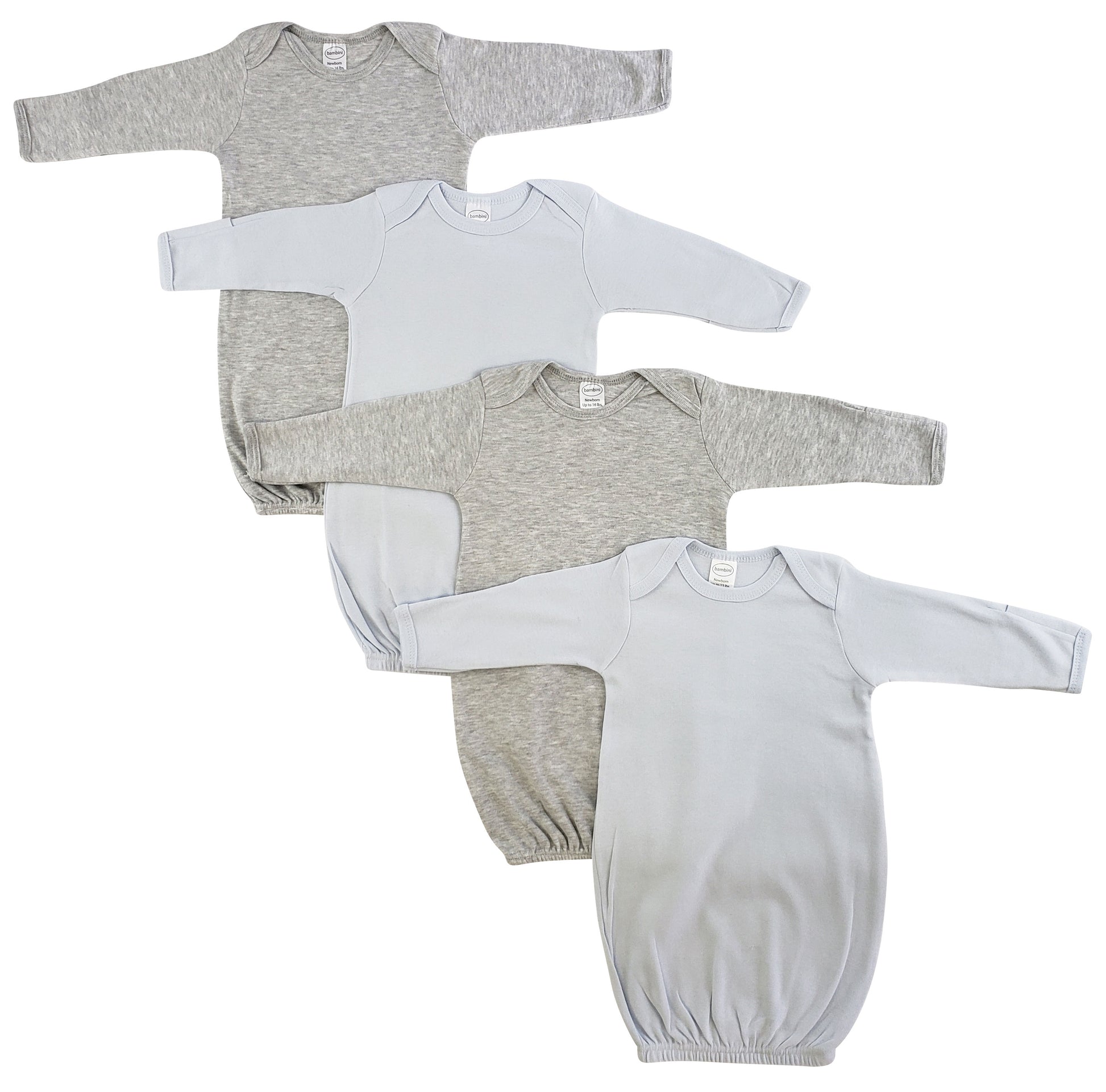 Boy Newborn Baby 4 Piece Gown Set LS_0674