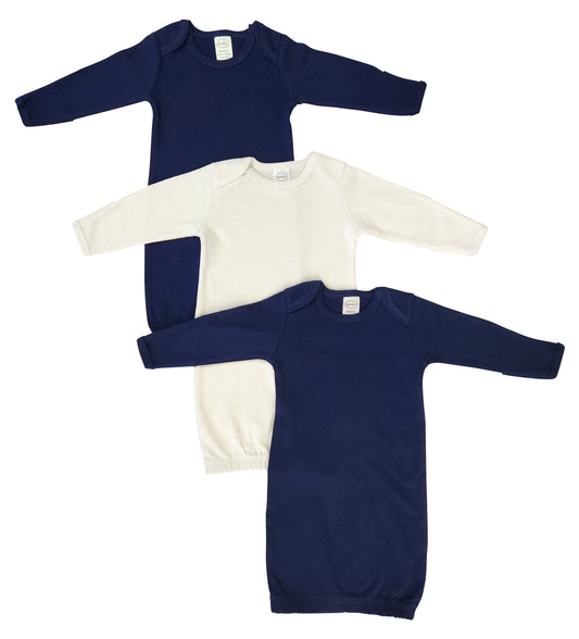 Unisex Newborn Baby 3 Piece Gown Set NC_0888