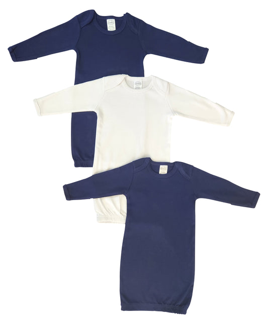 Unisex Newborn Baby 3 Piece Gown Set NC_0897