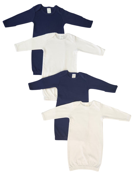 Unisex Newborn Baby 4 Piece Gown Set NC_0898