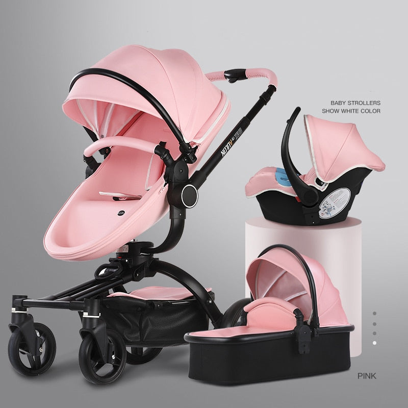 Aulon Luxury Baby Stroller 3 in 1 [Free Shipping]