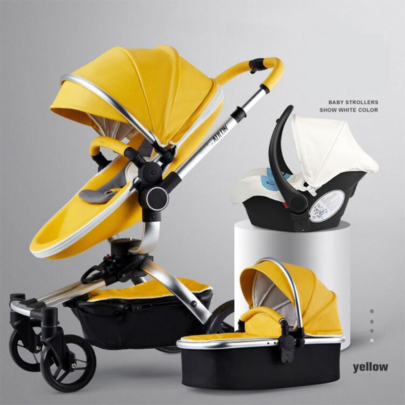 Aulon Luxury Baby Stroller 3 in 1 [Free Shipping]