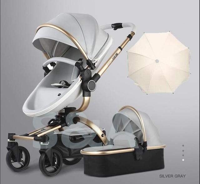 Aulon Luxury Baby Stroller 3 in 1 [Free Shipping]