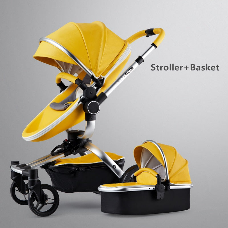 Aulon Luxury Baby Stroller 3 in 1 [Free Shipping]