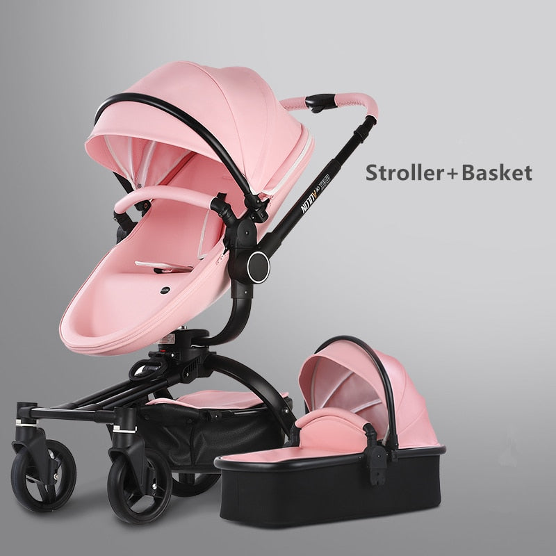 Aulon Luxury Baby Stroller 3 in 1 [Free Shipping]