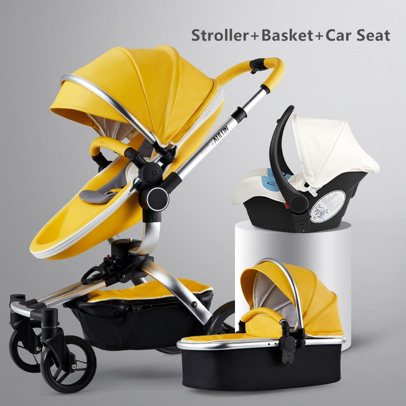 Aulon Luxury Baby Stroller 3 in 1 [Free Shipping]