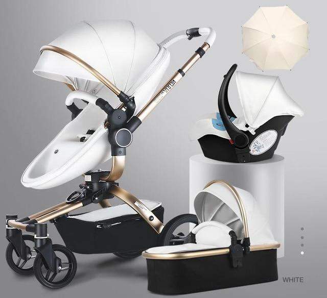 Aulon Luxury Baby Stroller 3 in 1 [Free Shipping]