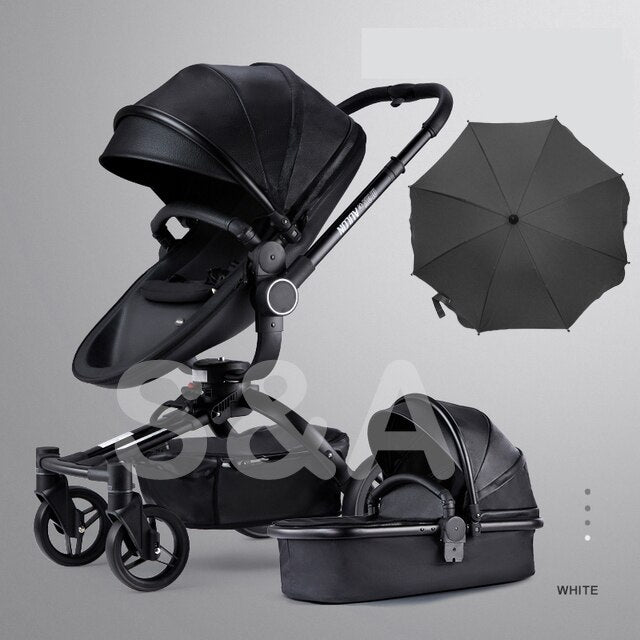 Aulon Luxury Baby Stroller 3 in 1 [Free Shipping]