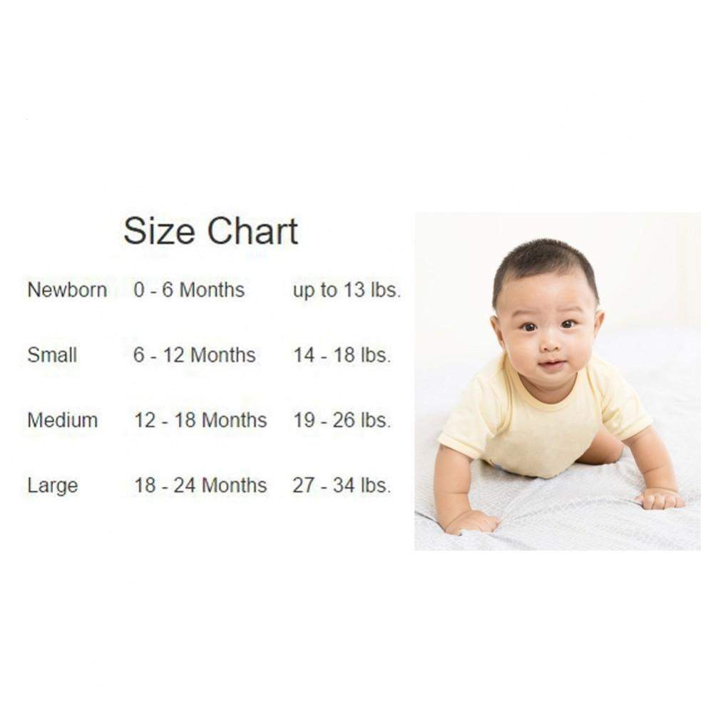 Interlock Short Sleeve Onesie (NB,S,M,L)-Bambini-Baby Clothes,Baby Onesies