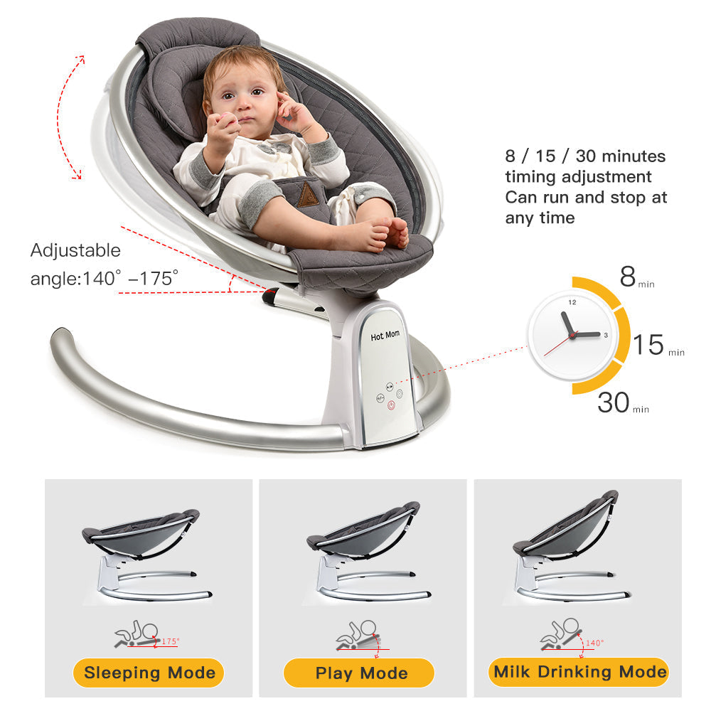 Electric Baby Bouncers with Bluetooth| Mommies Best Mall | no more Sleepless nights| Buy now