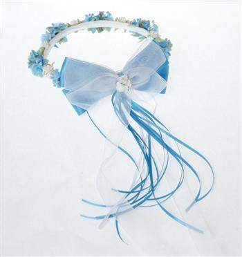 Floral Crown (Wreath)-Kid's Dream-1_2,3_4,5_6,7_8,big_girl,color_White,fabric_Satin,little_girl,size_02,size_04,size_06,size_08,size_10,size_12,size_14