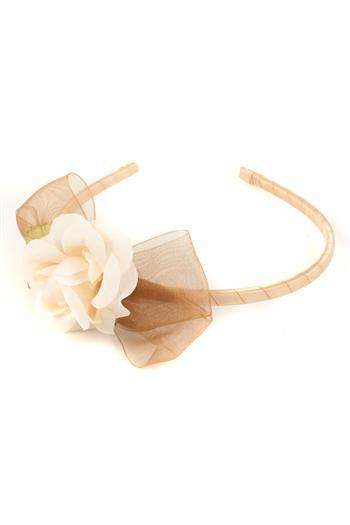 Flower & Organza Bow Headband-Kid's Dream-