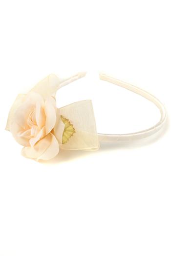 Flower & Organza Bow Headband-Kid's Dream-