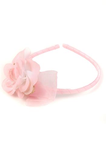 Flower & Organza Bow Headband-Kid's Dream-