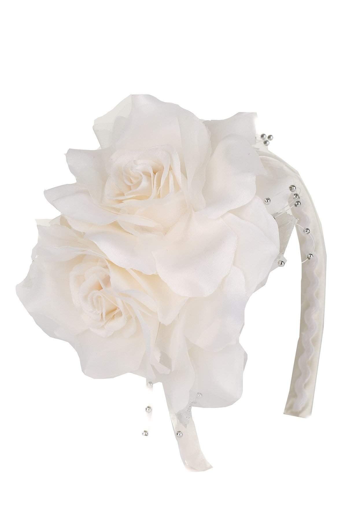 Large Flower Headband-Kid's Dream-1_2,3_4,5_6,7_8,big_girl,color_White,fabric_Satin,little_girl,size_02,size_04,size_06,size_08,size_10,size_12,size_14