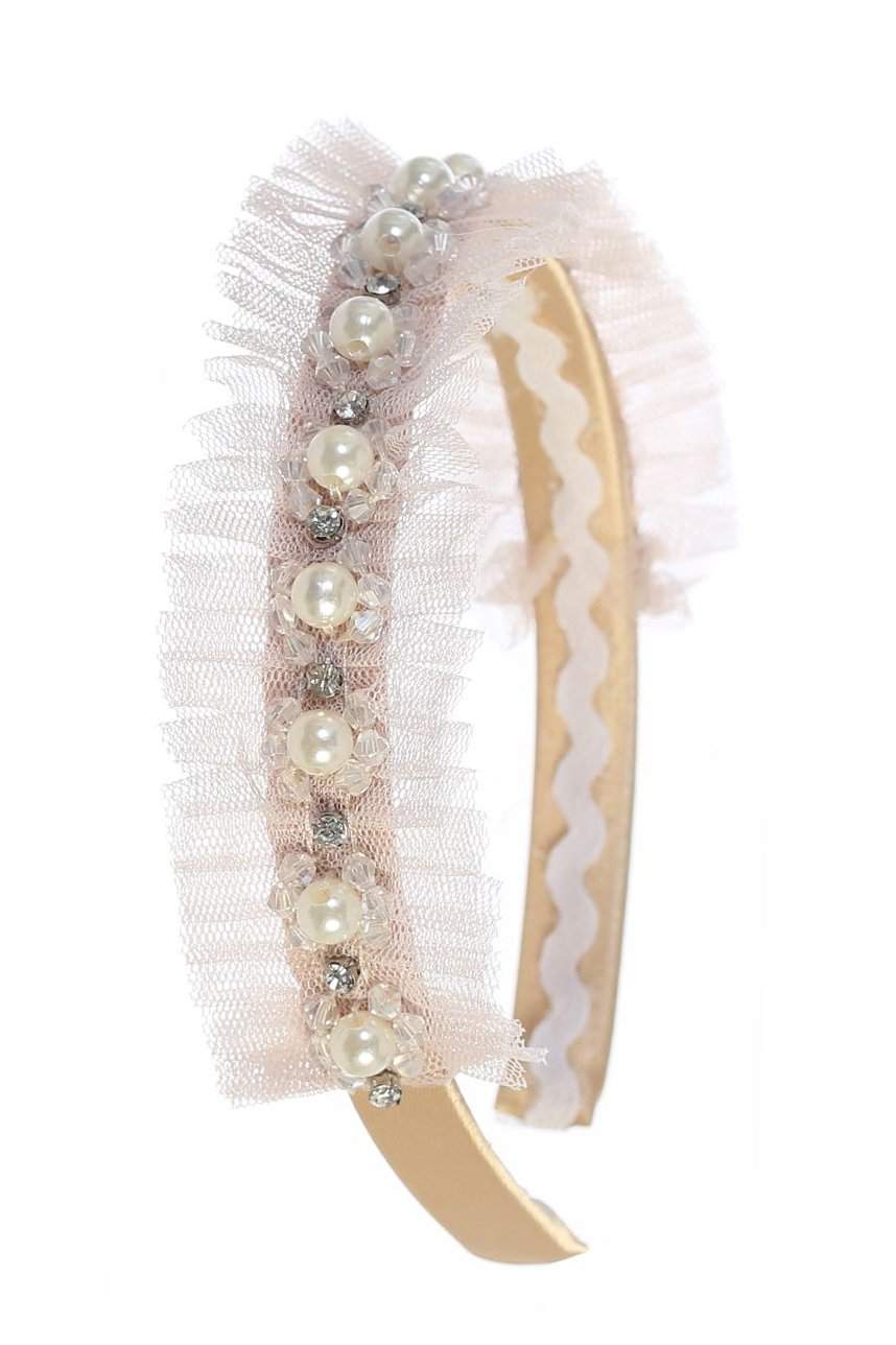 Pearl Tulle Headband-Kid's Dream-1_2,3_4,5_6,7_8,big_girl,color_White,fabric_Satin,little_girl,size_02,size_04,size_06,size_08,size_10,size_12,size_14