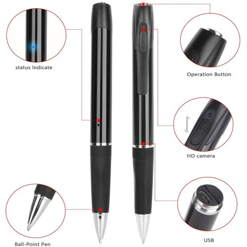 HD Pen Hidden Camera with Built In DVR